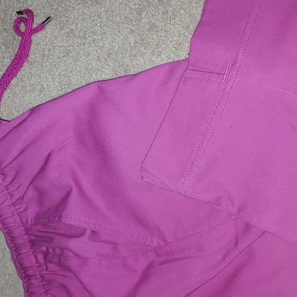 Coral Bay Pink Capri Women Pants Stretch Waist Band - Picture 8 of 8